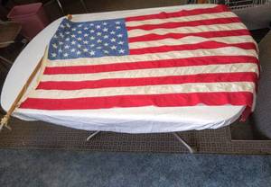 lot 151 image: Vintage Valley Forge American Flag  4 x 32