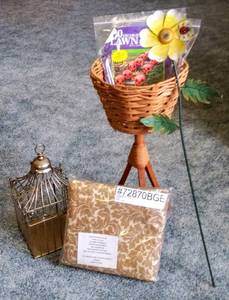 lot 154 image: Home Decor Lot  Plant Stand & More