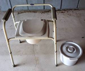 lot 175 image: Bedside Commode