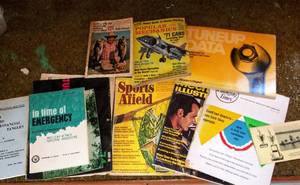 lot 182 image: Vintage Fishing & Auto Magazines