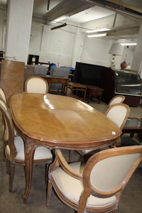 lot 9269 image: Dining Table and 6 Chairs