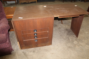 lot 9300 image: Sewing Cabinet