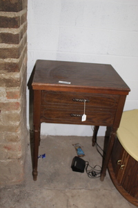 lot 9352 image: Sewing Machine in cabinet