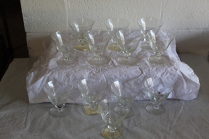 lot 9399 image: Matching Sorbet Goblets