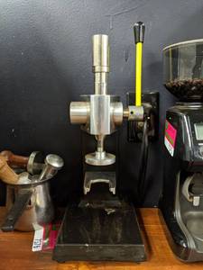 lot 7376 image: Tamper Coffee Press With Tampers