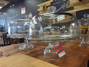 lot 7390 image: (2) Pastry Display Stands With Cover