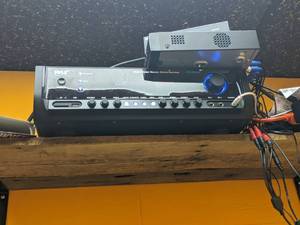 lot 7420 image: Pyle 300-Watt Digital Home Stereo Receiver System with USBSD Card Reader And PT390AU And 8 Pyle Flush Mount 6.5 Inch 2 Way CeilingWall Speakers 200W 8Ohms PDIC66