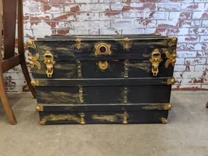 lot 7421 image: Steamer Trunk, Contents Not Included
