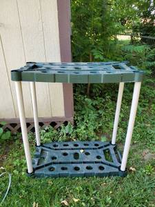 lot 17 image: Plastic Garage Tool Organizer
