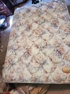lot 3107 image: Full Size Presidential Pillow Top Mattress with Box Sring
