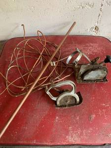 lot 3155 image: Hamilton Ross Drill-O-Matic Saw and Scrap Copper