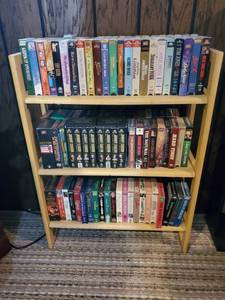 lot 5249 image: Mega Lot of Classic VHS Movies - Shelf Sold SEPARATELY