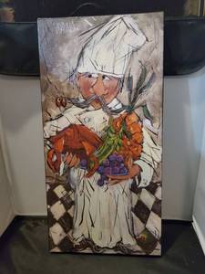 lot 5275 image: Canvas Print of Joanna Chef