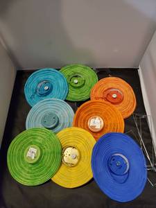 lot 5277 image: Lot of 8 Colorful Lanterns