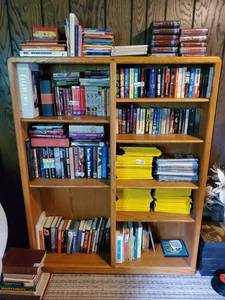 lot 5297 image: Wooden Shelf - Contents Not Included
