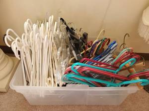 lot 5308 image: Mega Lot of Plastic Hangers