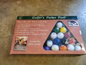 lot 5309 image: Golfers Putter Pool Kit