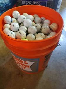 lot 5313 image: 5 Gallon Bucket of Golf Balls
