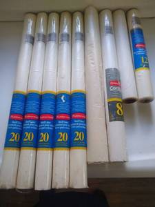 lot 8189 image: Lot Of 8 Shelf Liner Vases Various Sizes