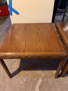 lot 8215 image: Meuller Wood End Table