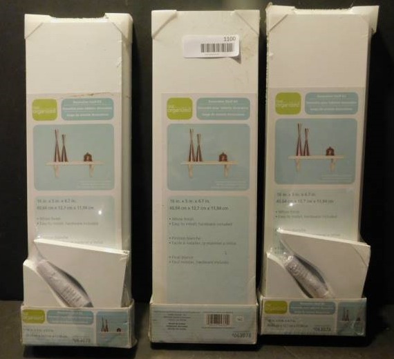 lot 1100 image: Shelving Units (3 ea) - NEW