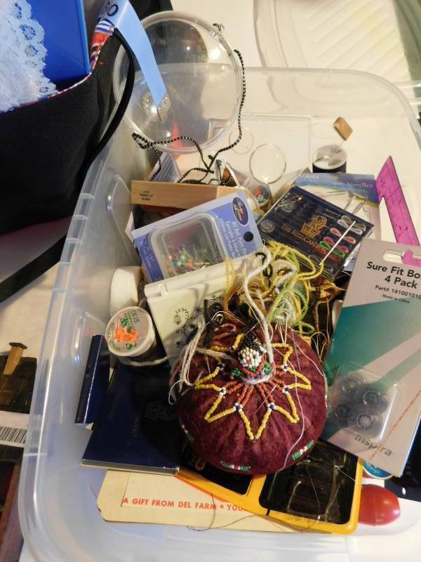 lot 5249 image: Everything you need to sew, except the machine