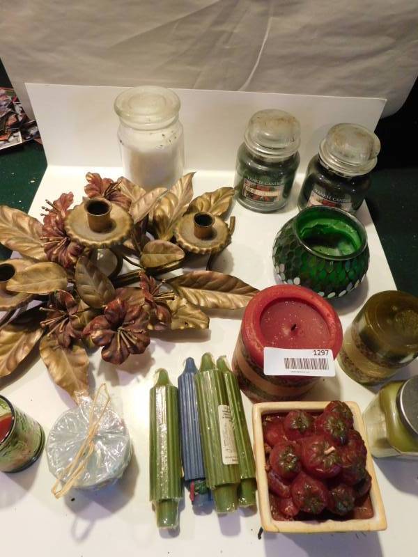 lot 1297 image: Candles candles�candles
