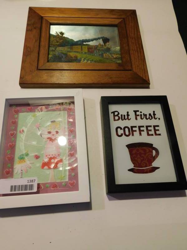 lot 1387 image: Framed Picture Lot