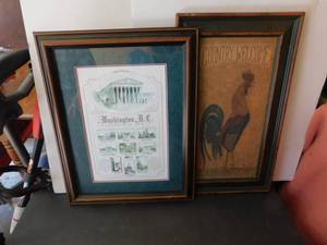 lot 1470 image: Framed Pictures (2 ea)