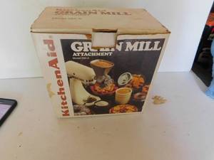 lot 1052 image: KitchenAid Grain Mill