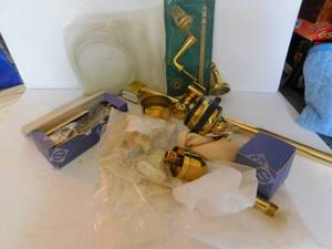 lot 1079 image: Hans Grohe Gold Tone Shower