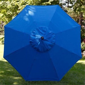 lot 4410 image: California Umbrella Replacement Canopy Cover in Pacifica Navy Blue Umbrella, 9 Round