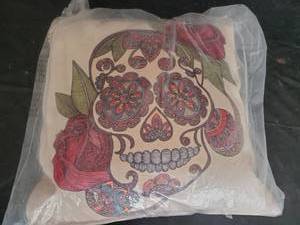 lot 4414 image: Deny Designs Lara Kulpa Grow Outdoor Throw Pillow - 2 Pc- Made In Usa