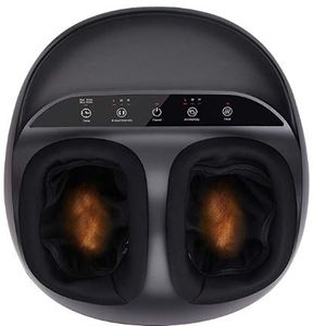 lot 4387 image: RENPHO Foot Massager Machine with Heat, Shiatsu Deep Kneading, Fits feet up to Men Size 12
