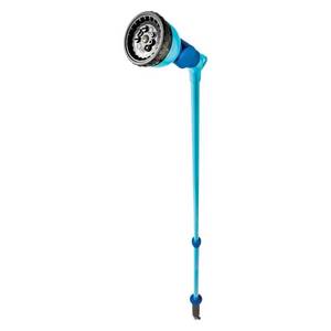 lot 1273 image: Aqua Joe AJ-WW10-T59 Telescoping 10-Pattern Metal Watering Wand, w180-Degree Angle Adjustable Head