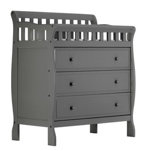 lot 1317 image: Dream on Me Marcus Changing Table and Dresser, Storm Gray