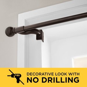 lot 1333 image: Maytex twist and shout Window rod, 28-48-Inch, Oil Rubbed Bronze