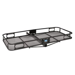 lot 3546 image: Pro Series 63153 Rambler Cargo Carrier Basket for 2 Inch Trailer Mounted Hitch