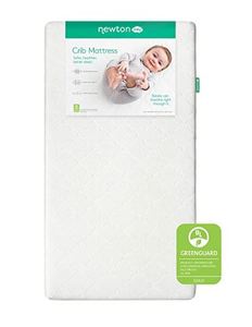 lot 1293 image: Newton Baby Crib Mattress and Toddler Bed  100% Breathable Proven to Reduce Suffocation Risk, 100% Washable, Hypoallergenic, Non-Toxic, Better Than Organic - Removable Cover Included, White