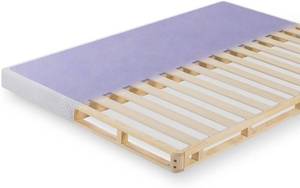 lot 3615 image: Zinus Edgar 4 Inch Low Profile Wood Box Spring  Mattress Foundation, Twin