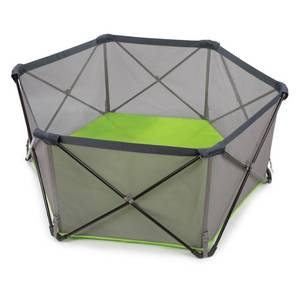 lot 3633 image: Summer Infant Pop n Play Portable Playard, Grey