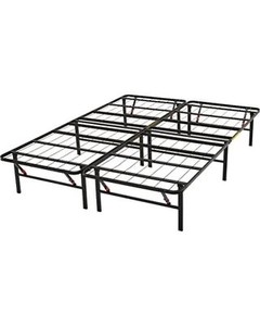 lot 3641 image: Amazonbasics Foldable Metal Platform Bed Frame 14 Inch Height For Under-bed