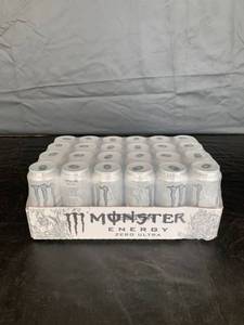 lot 3651 image: Monster Energy Zero Ultra, 16 Ounce (Pack of 24)