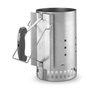 lot 3656 image: Weber Rapidfire Chimney Starter 7.5 Diameter 12 Height Cone-shaped 7416