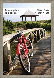 lot 3664 image: Mcs 24x36 Inch Museum Poster Frame, Barnwood 68867