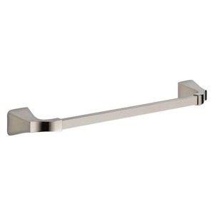 lot 3671 image: Delta Tesla 18 Towel Bar, Polished Nickel