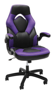 lot 3674 image: OFM Essentials Collection Racing Style Bonded Leather Gaming Chair