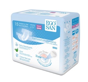 lot 3742 image: EGOSAN Maxi Incontinent Adult Diaper Brief Maximum Absorbency And Adjustable Tabs for Men and Women