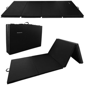 lot 3750 image: BalanceFrom GoGym All-Purpose 4x10x2 Extra Thick High Density Anti-Tear Gymnastics Gym Folding Exercise Aerobics Mats