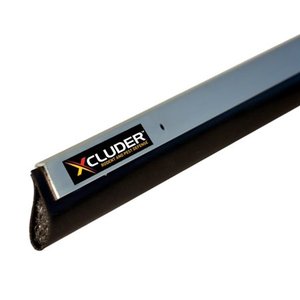 lot 3792 image: Xcluder Residential Pest Control Door Sweep, 48, Aluminum Guaranteed to Stop Mice and Rats